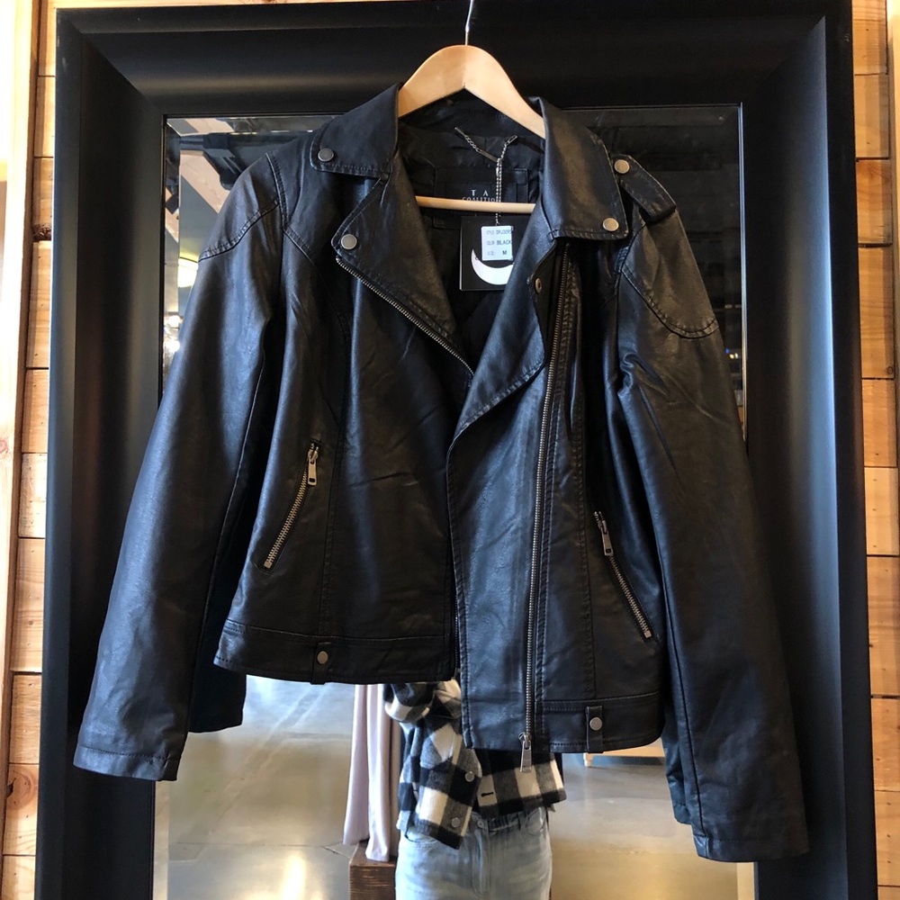 la coalition Black vegan jacket